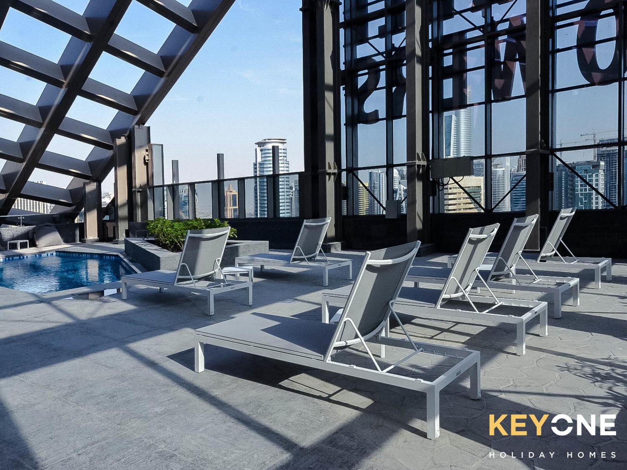 Sophisticated One Bedroom With Full Marina View Dubai Bagian luar foto