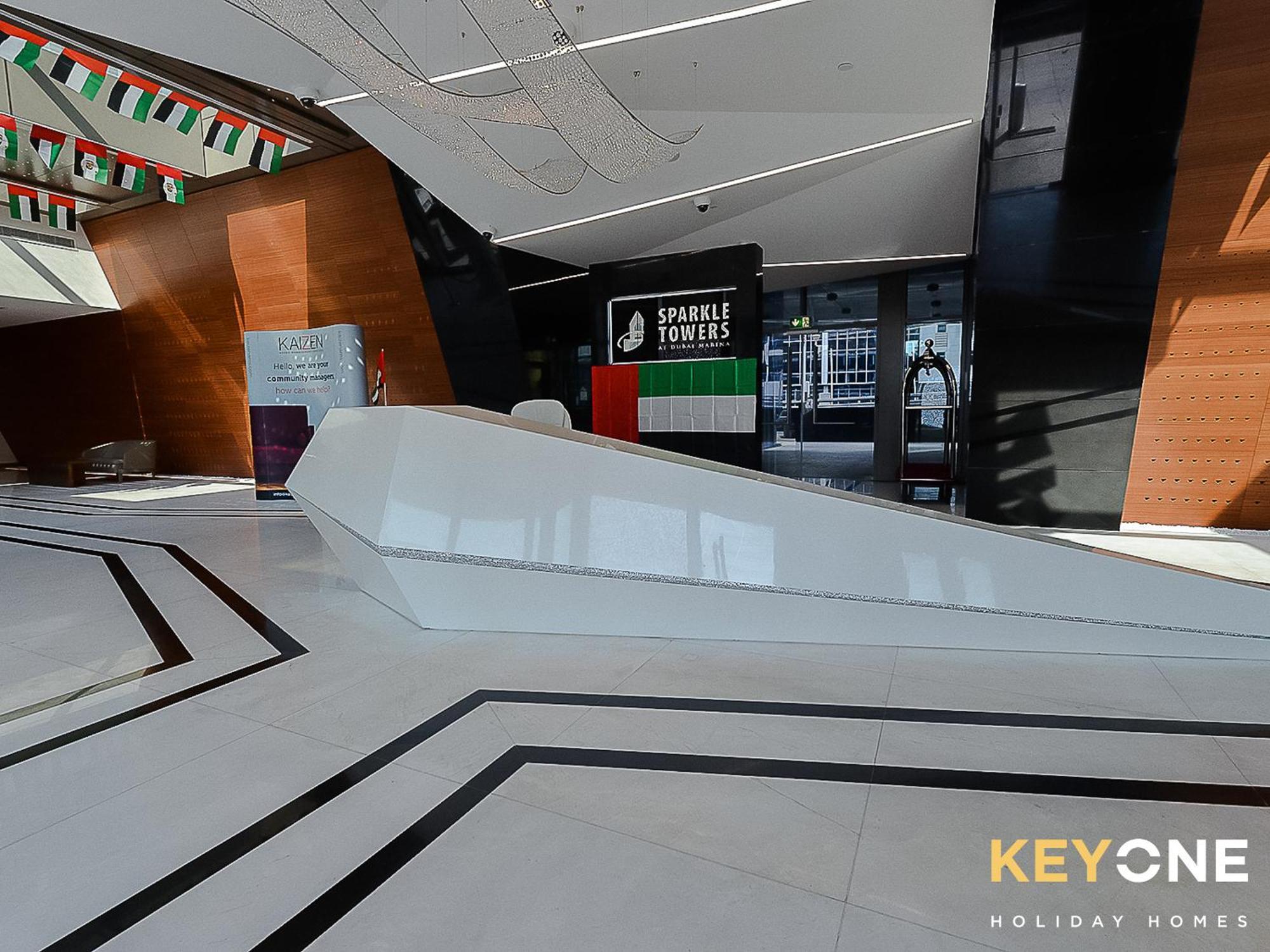 Sophisticated One Bedroom With Full Marina View Dubai Bagian luar foto